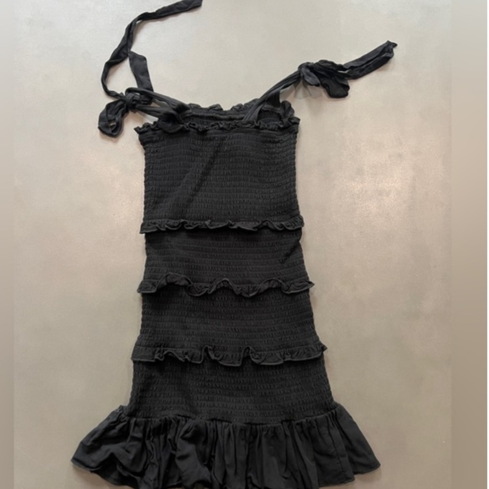 Katie J NYC Girls' Evan Smocked Ruffle Dress - Big Kid